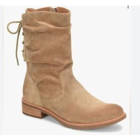 NEW Sofft Sharnell Lace-Up Suede Boot brown Women size 7 - Picture 1 of 7